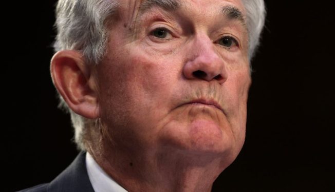 bitcoin tumbles to 26 9k on hawkish remarks by federal reserves powell